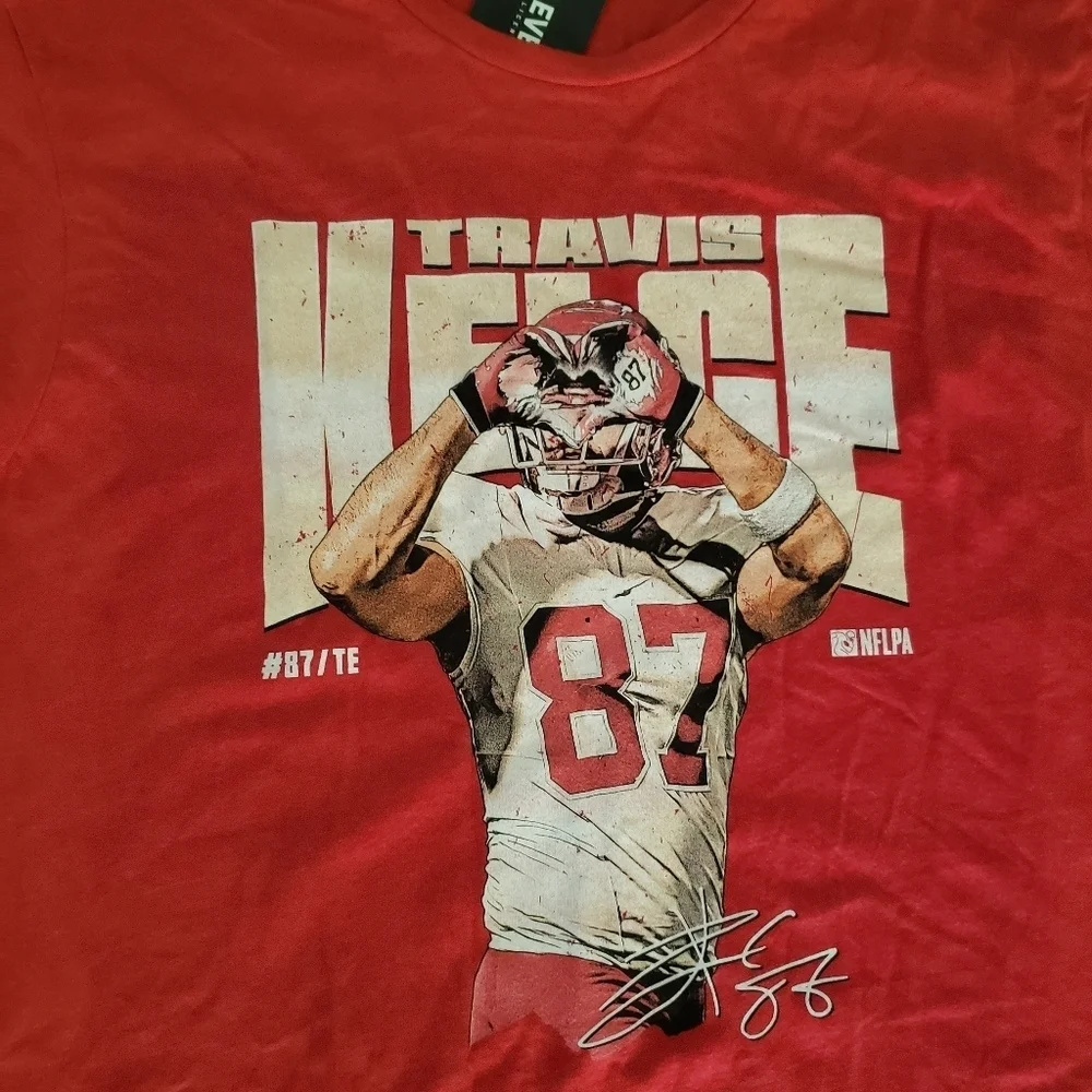 Kansas City Chiefs Travis Kelce Tee NWT Large - Picture 4 of 4